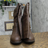 Journee Collection Women's Kane Knee High Boots KANE-BRN-110 Brown 11M