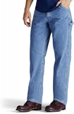 Lee LEE Men's Dungarees Losse-Fit Carpenter Jean A0049 Retro Stone Blue 38x30