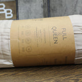 iEnjoy Home All Season 3-Piece Stripe Stitch Quilt Set Beige Brown Full / Queen