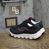 Ryka PodFlow Retro Mesh Walking Shoes Low Top Lace-Up J5714M1 Black 9W