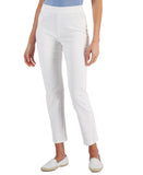 Karen Scott Womens Pull-On Denim Pants 100140895MS White M