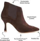 Journee Collection Womens Elitta Booties Shoes 166220381eb6c9 Brown 7M