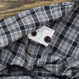 American Eagle  Mens Seriously Soft Button Up Classic Fit Shirt Gray Plaid L