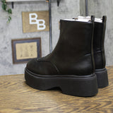 Wild Fable Womens Honor Ankle Combat Boots Platform 94642921 Black 6M
