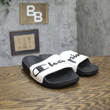 Champion Womens IPO Squish Slide Sandals 94425782 Black Multi / White 9M