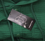 Original Use Mens Hooded Long Sleeve Button-Down Shirt 90756408 Green L
