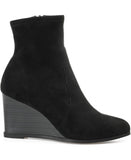 Journee Collection Women's Hepburn Wedge Bootie Shoes HEPBURN-BOOTIES Black 12M