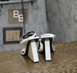 Guess Womens Bacio Wedge Dress Sandals GWBACIO3 White 8M