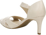 Lifestride Womens Mega Dress Heels H5058S1-250 Almond Milk Off White 7M
