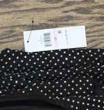 DKNY Petite Sleeveless Studded Cowl-Back Side Zip Dress Black / Silver 6P