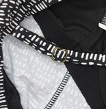 Island Escape Womens Tankini Swim Top Black Multi 8
