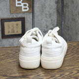 Falls Creek Womens Lace Up Sneakers 166955bbb54ef9 White 9M