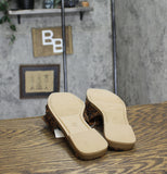 A New Day Womens Maple Bow Flat Sandals 91745610 Light Brown 9M