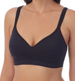 Carole Hochman 2-Pack Comfort Bra Wire Free Molded Cups Straps Black / Taupe L