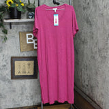 Jessica Simpson Womens Knit Short Sleeve Plus Size T-Shirt Dress 1581974