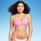 Wild Fable Women's Striped Crochet Bralette Bikini Top PID-K8122Y