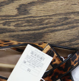 A New Day Tasmin Buckle Strap Velvet Flats 94568233 Leopard Brown Print 10M