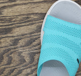Easy Spirit Womens Deion Round Lightweight Sandals SEDEION2-H Turquoise Blue 6M
