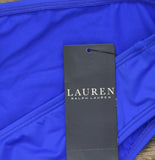 Lauren Ralph Lauren Beach Club Solid Hipster Bottoms Swim Bikini Royal Blue 14
