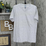 Canvas Mens V-Neck T-Shirt Tee 1669f774ec3f75 Gray L