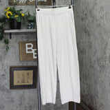 Barefoot Dreams Ultra Lite Pintuck Knit Lounge Pants A692127 Almond Off White XS