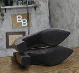 A New Day Womens Cassidy Rhinestone Ankle Boots 91636630 Silver Gray 10M