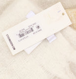 Steve Madden Fringe Two-Tone Oversized Rectangle Scarf SMA-5126 Brown / White