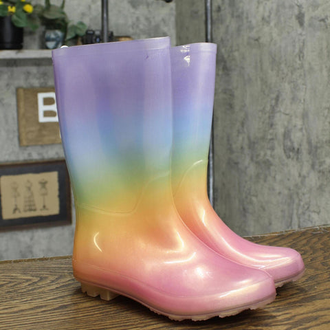 Cat & Jack Girls Youth Cece Rain Boots 77464125 Multicolor 4