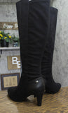 Lifestride Womens Gracie High Heeled Tall Boots G6347M1 Black 8W