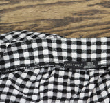 Black Tape Womens Trendy Plus Size Button Front Trapeze Dress Black / White X