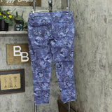 DG2 Womens Reversible Twill Pull On Skinny Jeans 728979 Blue Multi L