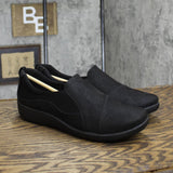 Clarks CloudSteppers Sillian Paz Slip-On Loafer Shoes Black Synthetic Nubuck 11M