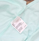Karen Scott Womens Boat Neck 1/2 Sleeve Knit Shirt Top Aqua Blue Green S
