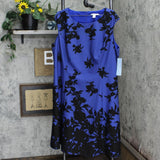 London Times Womens Plus Size Floral A-Line Sleeveless Dress 165b212c0efcf1