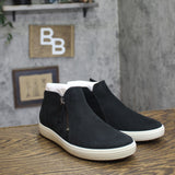 Ecco Soft 7 Side Zip Bootie Sneaker 430243 Black Nubuck US 6M-6.5M (EUR 37)