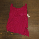 Magicsuit Womens Solid Winnie Cowl Neck Underwire Tankini Top Bikini Ruby Pink 8