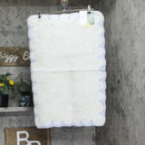 Peri Home Rectangle Scalloped Bath Rug Mat 3Y84470RBL Blue 20x30