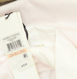 Calvin Klein Long-Sleeve High-Low Button-Front Shirt W5TA0580 White / Gold 2X