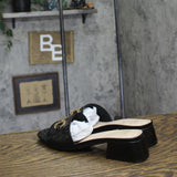 Jones New York Womens Uniqua Block Heel Dress Sandals Black Crinkle 7.5M