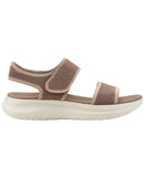 Easy Spirit Docia Double Band Slingback Sandals SEDOCIA2-H Taupe Brown 7M