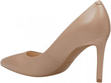 Nine West Women's Stiletto Heels Etta Pumps ETTANUDE Tan Brown 6.5M
