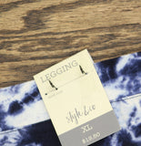 Style & Co. Knit Tie-Dye Pull-On Leggings 100146261MS Navy Blue XL