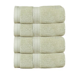 Home Weavers Elegance Essentials 4-pc. Solid Hand Towel Yellow Green 16x24