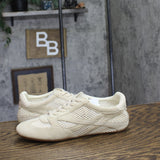 Sam Edelman Tobi Sneaker Lace Up Low Top J8526M1 New Ecru Brown 8M