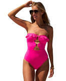 Soluna Buckle-Up Convertible One-Piece Swimsuit 2681352 Cosmopolitan Pink S