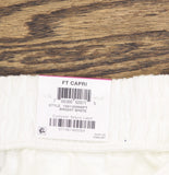 Karen Scott French Terry Capri Pants 100140999PT White PP