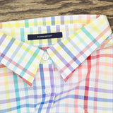 Lands' End Womens Sleeveless Patterned Button Up Shirt 485088-Sample