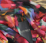 Lauren Ralph Lauren Printed Tunic Cover Up Woven Jungle Paradise Pink Multi S/M