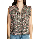 BB Dakota by Steve Madden Ditsy Floral Women's Sleeveless Printed Top BM14433W