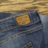 Signature by Levi Strauss Womens Mid-Rise Skinny Stretch Jeans Blue 22M (38x30)
